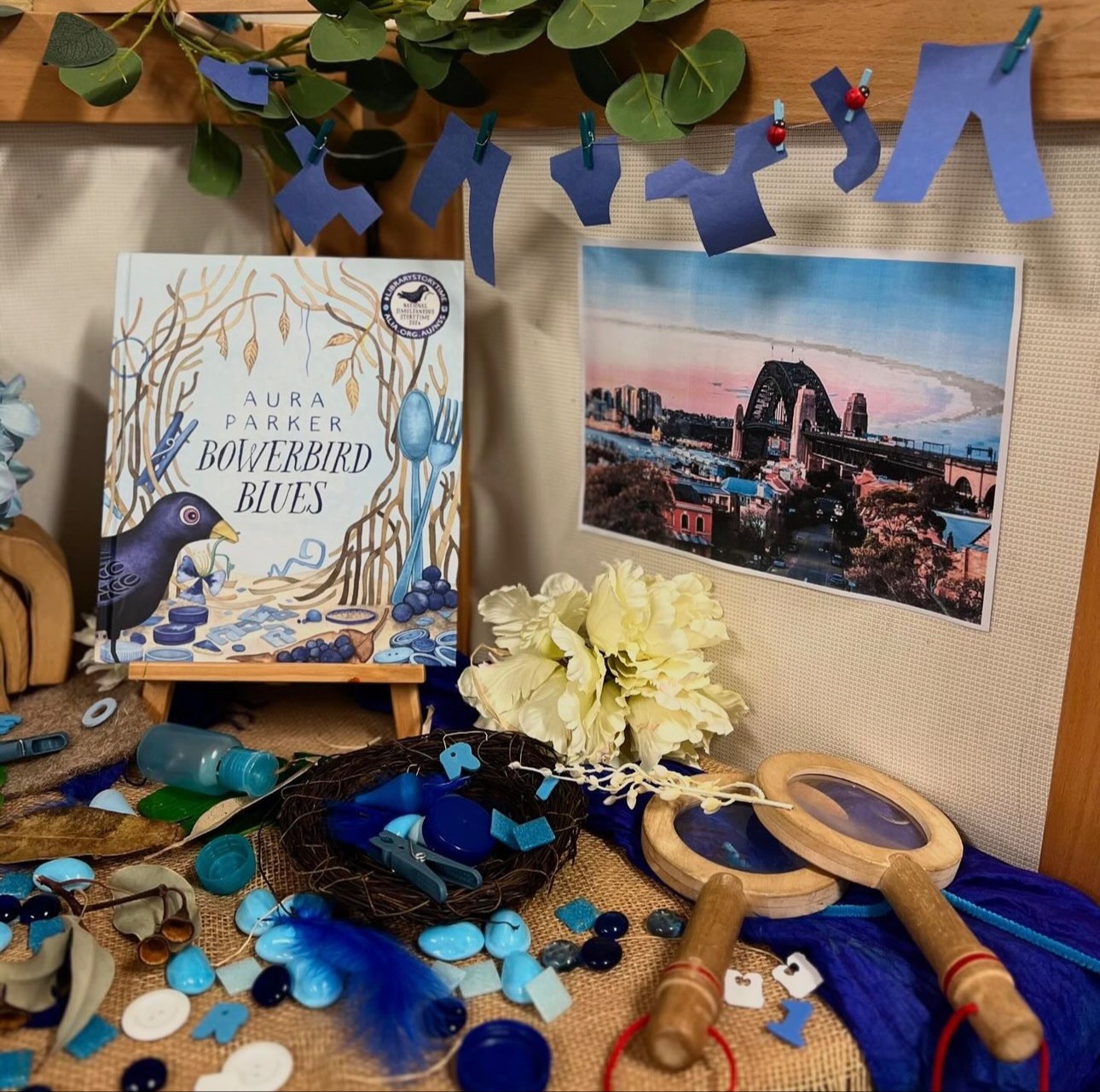 Literacy-inspired Bowerbird learning experience at Lakeview Preschool